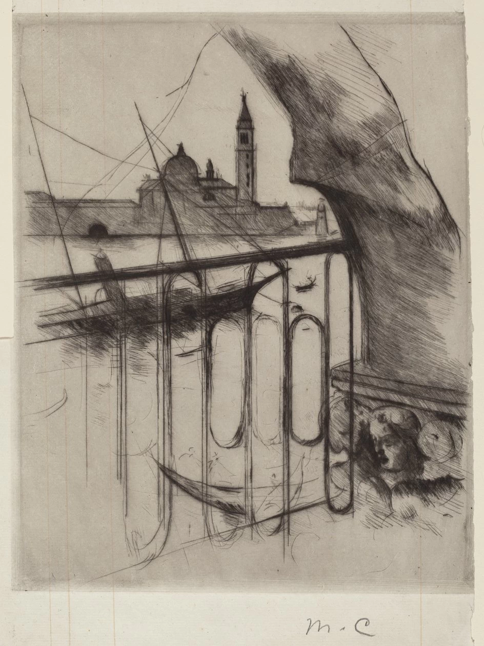 Mary Cassatt - 230, Vista su venezia, Rosenwald Collection, National Gallery of Art